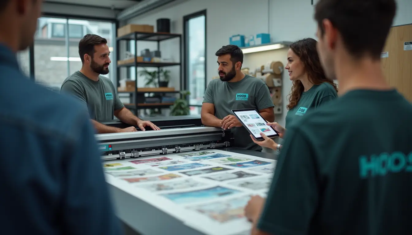 Druckerei Arbeitsplatz